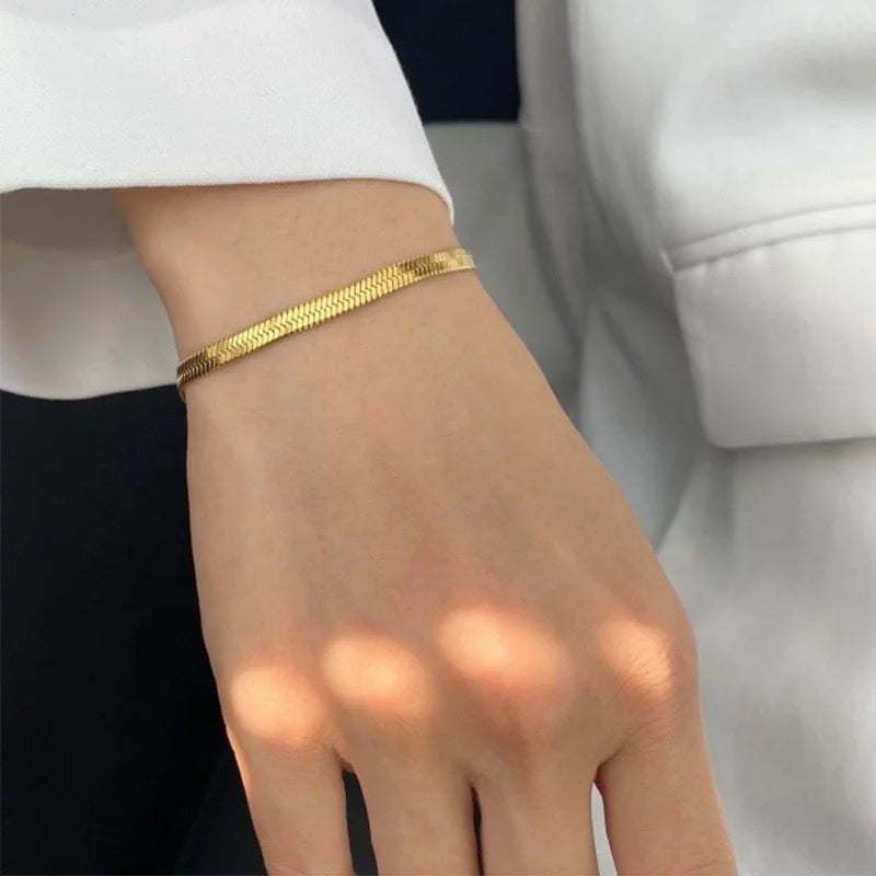 Flat Chain Bracelet