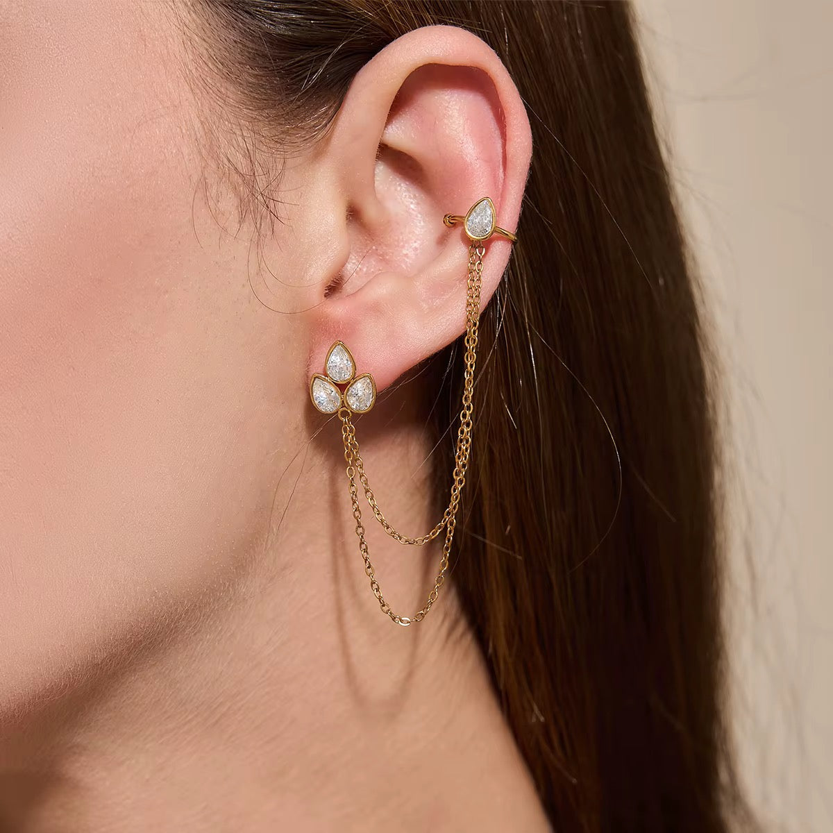 Celeste Chain Ear Cuff