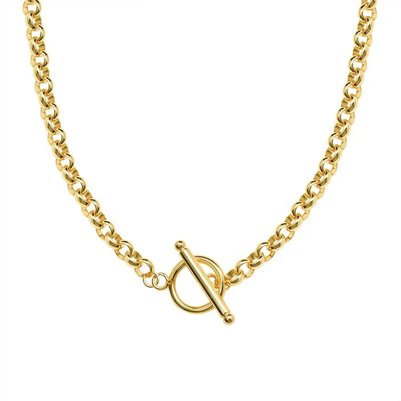 Buckle Chunky Chain Necklace