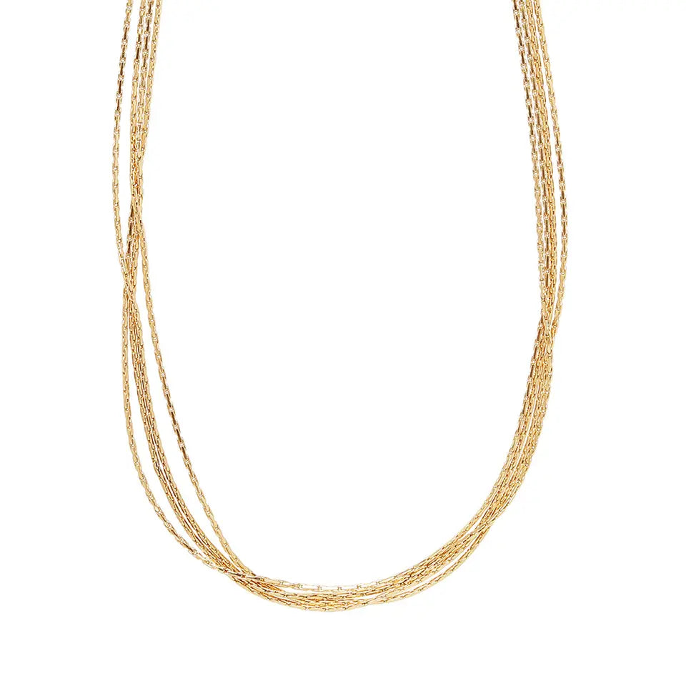 Trendy Multilayer Thin Chain Necklace